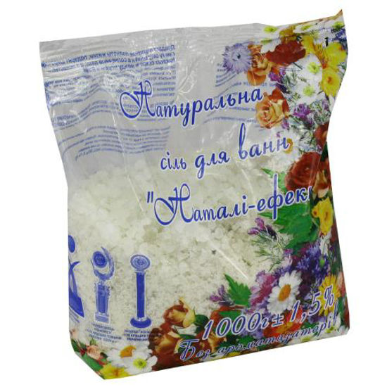 Соль черного моря для ванн Натали Эффект 1 кг
